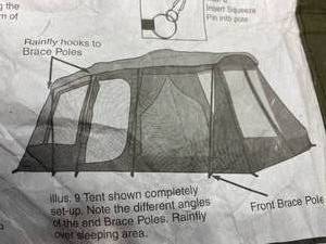 lot 120 image: COLEMAN Weathermaster 17x9 Tent