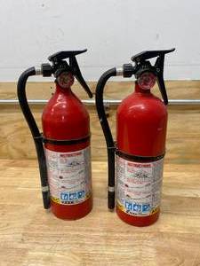 lot 97 image: KIDDE Lot of 2-  Fire Extinguishers