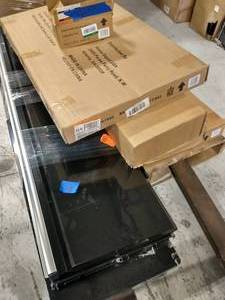 lot 89 image: HUSKY PEGBOARDS AND CABINET AND WORKTABLE  PALLET
