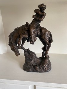Bronze Cowboy Sculpture