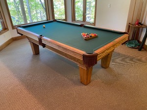 Olhausen Pool Table with Accessories