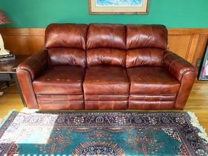 Lane Furniture Reclining Leather Couch