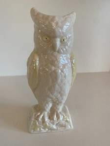 Belleek Owl Figurine
