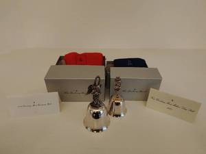 Two Danbury Mint Bells