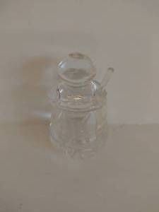 Waterford Crystal Salt Container with Spoon