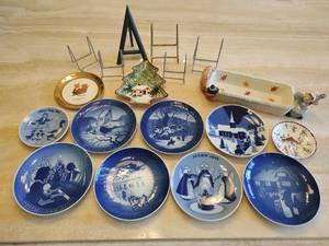 Huge Collection of Collectible Plates and Serving Items