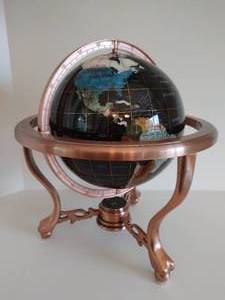 Stone Inlay Globe