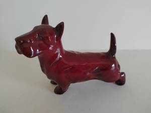 Royal Doulton Flambe Dog Figurine