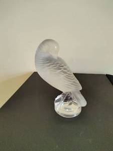 Lalique Crystal Partridge Figurine