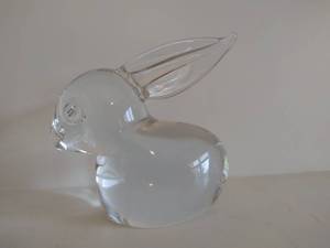 Marcolin Crystal Rabbit Figurine