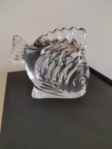 Waterford Crystal Fish Figurine