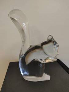 Baccarat Crystal Squirrel Figurine