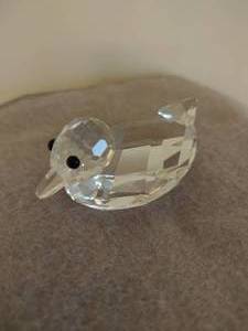 Swarovski Crystal Duck Figurine