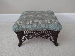 Stool with Iron Base