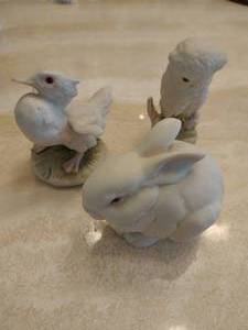 Three Cybis Animal Figurines
