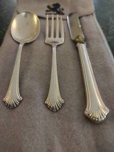 Set of Childrens Sterling Silver Silverware