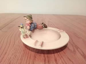 Vintage Hummel Ashtray With Boy