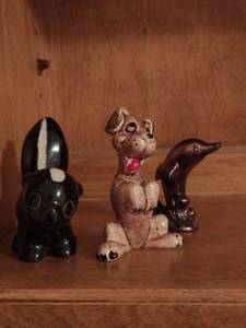 Three Animal Figurines
