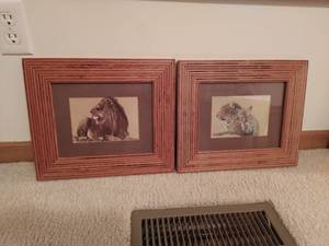 Two Framed Pieces Of Art
