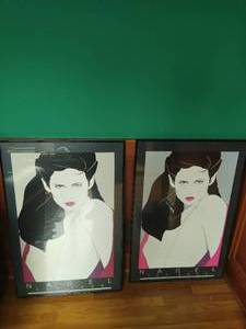Two Framed Promotional Posters Nagal The Book 1981