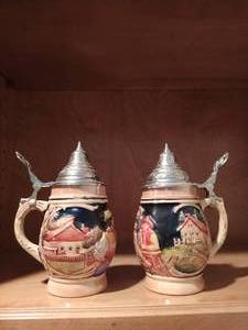 Two Small German Steins