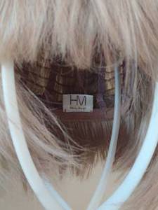 Three Wigs With Stands And Brush