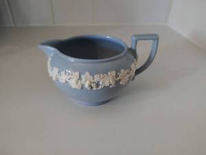 Wedgwood Embossed Queens Wear Creamer