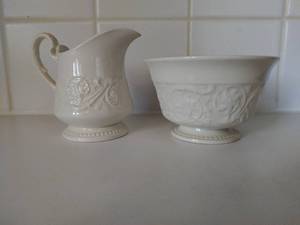 Wedgwood Bicentenary Creamer and Sugar Dish
