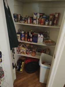 Contents of Kitchen Pantry and Cupboard