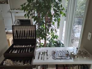 Collection of Silverware and Serving Utensils