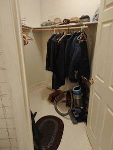 Contents of Closet- Many Vintage Clothing and Accessory Items