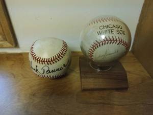 Two Autographed Baseballs
