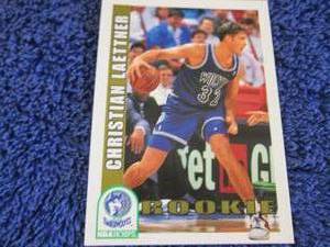 lot 17 image: 24 Christian Laetner Rookie Cards...
