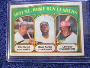 lot 20 image: 1972 Topps Hank Aaron Home Run Lead...