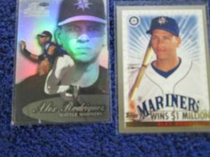 lot 21 image: Alex Rodriguez Cards...