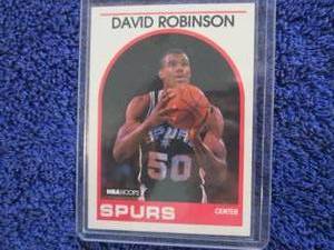 lot 30 image: 1989 Hoops David Robinson Rookie Ca...