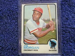 lot 55 image: 1973 Joe Morgan Card...