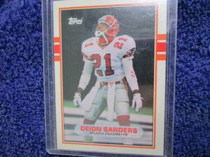 lot 6 image: 1989 Topps Deion Sanders Sanders Ro...