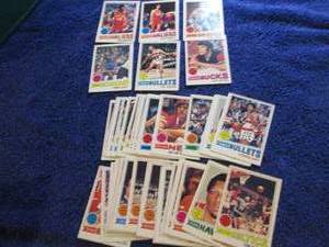 lot 68 image: 40 1977-78 Topps Basketball Cards...