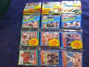 lot 72 image: 3 1991 Donruss Baseball Rack Packs...