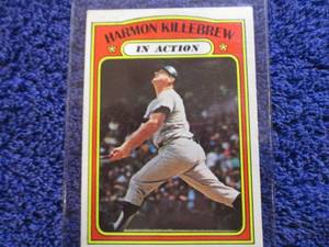 lot 73 image: 1974 Topps Harmon Killebrew Card...