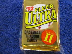 lot 87 image: 9 1992 Fleer Ultra Packs...