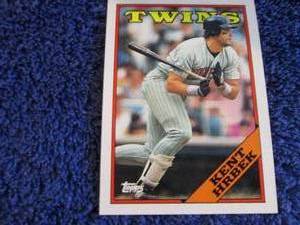 lot 90 image: 40 Kent Hrbek Cards...