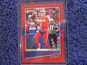lot 95 image: 2020 Josh Allen Donruss Press Proof...