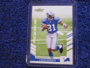 lot 98 image: 2007 Calvin Johnson Rookie Card...