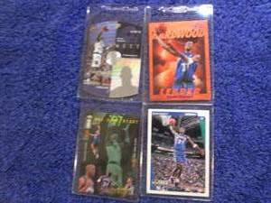 lot 104 image: Kevin Garnett Cards...