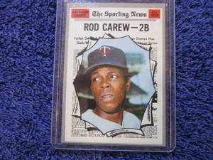 lot 111 image: 1973 Topps Rod Carew Card...