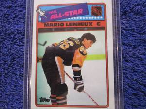 lot 116 image: 1987-88 Topps Mario Lemieux All Sta...