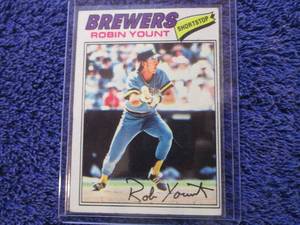 lot 126 image: 1977 Robin Yount Topps Card...