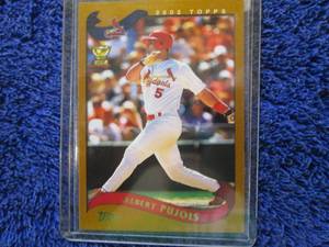 lot 130 image: 2002 Topps Albert Pujols Rookie Cup...